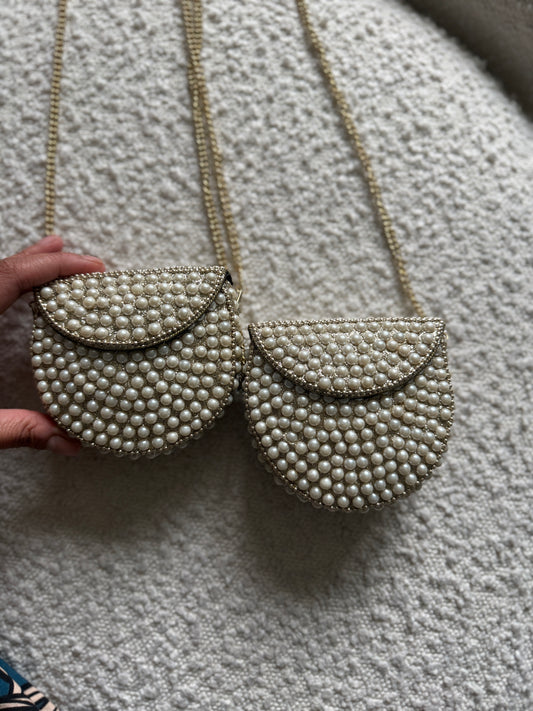 Pearl mini purse
