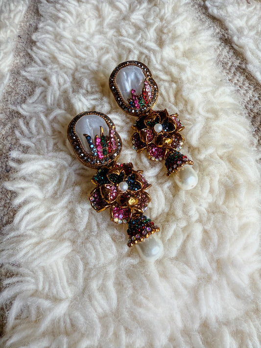 Mutlicolored turkish earrings