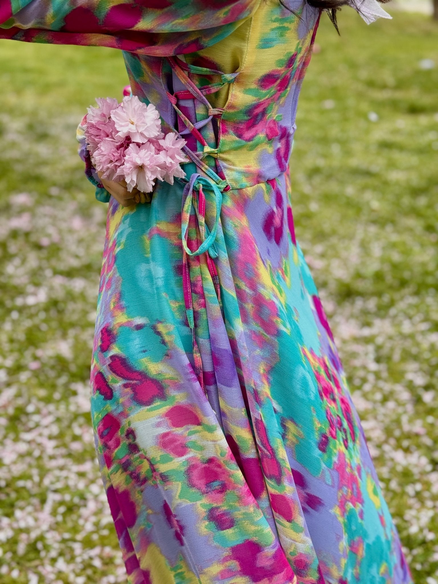 Cotton Candy Maxi Dress Medium