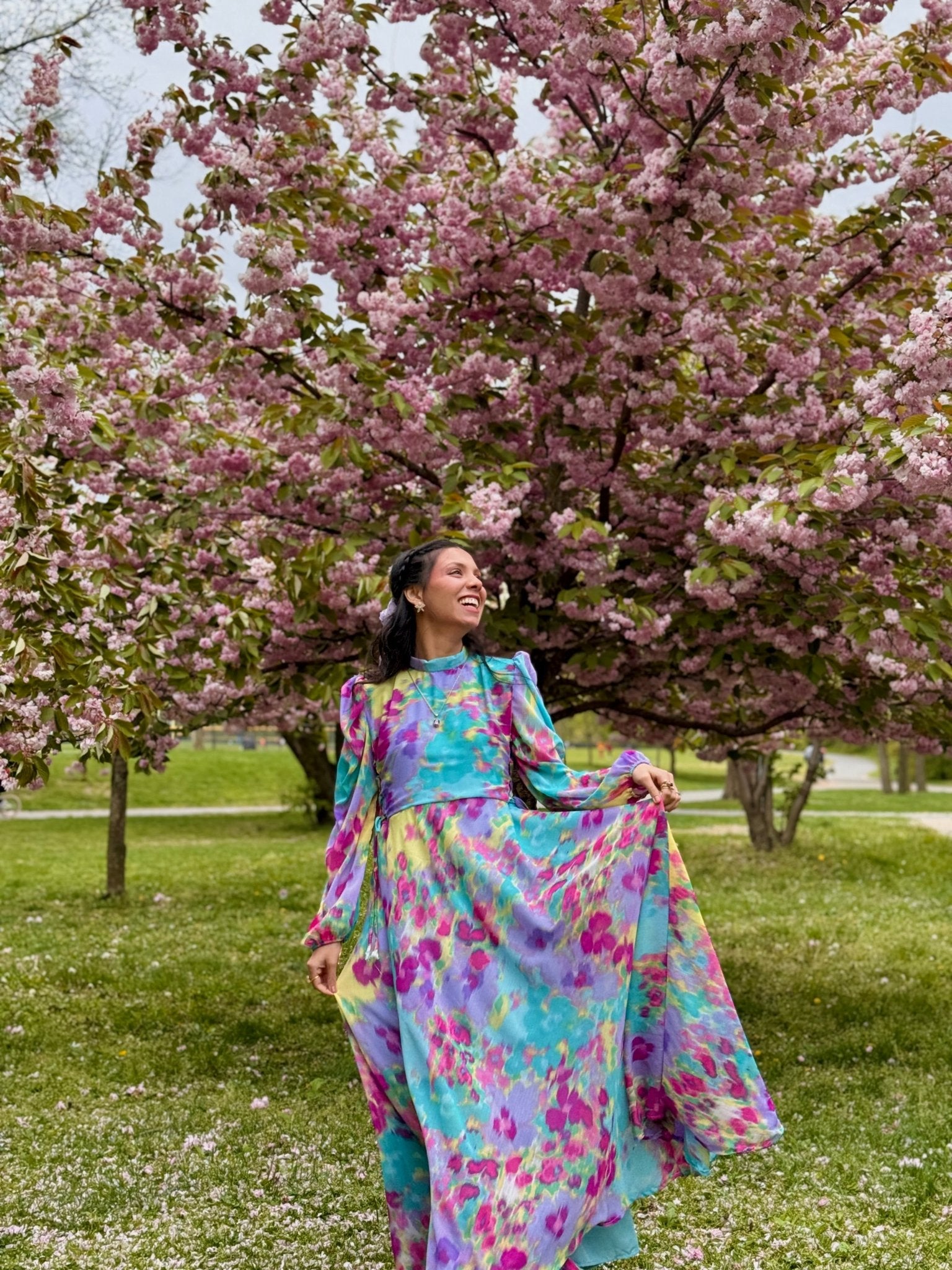 Cotton Candy Maxi Dress Medium