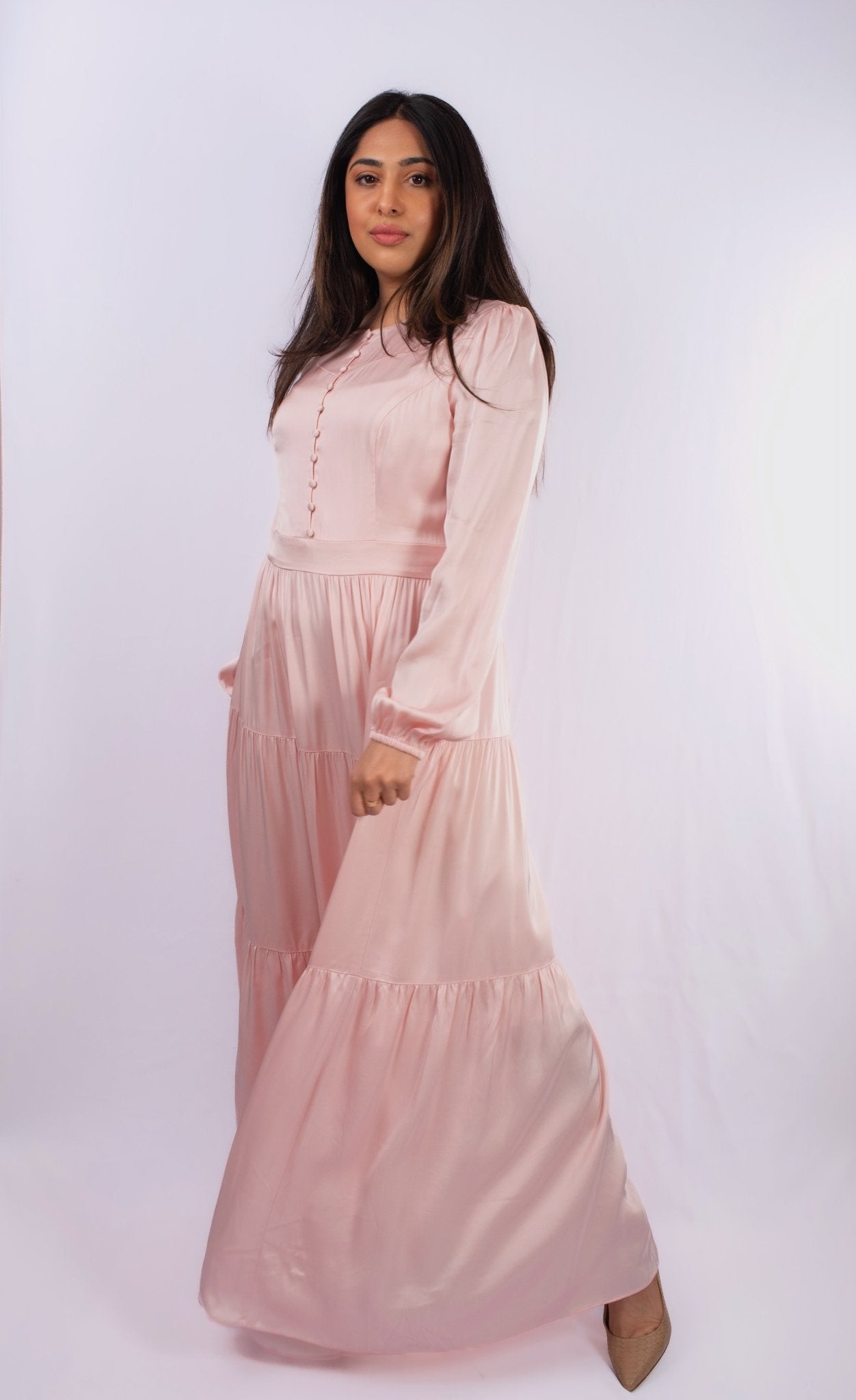 pink elegant dress
